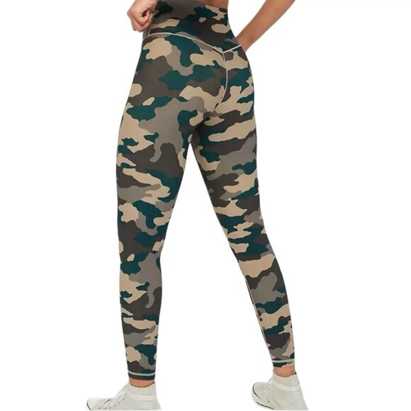 Offline Aerie Leggings Womens XS Short Real Me 7/8 Leggings Camo Hi Rise Cross - Picture 2 of 9